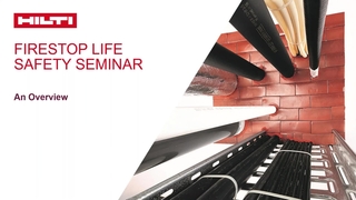 Firestop Life Safety Seminar An Overview Hilti Usa