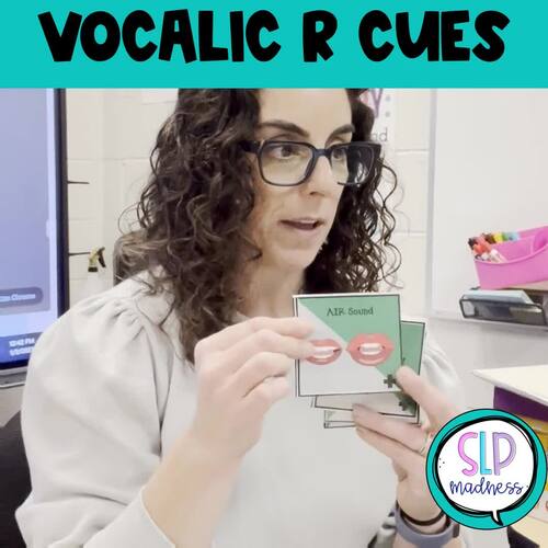 Teaching R Sound Articulation L Speech Therapy Vocalic R Cue Cards