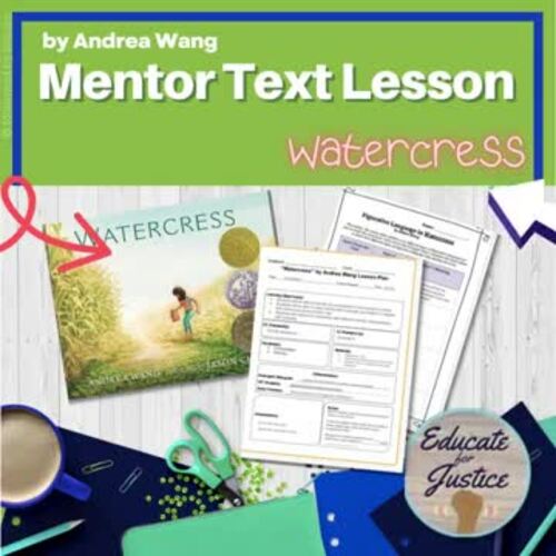 Aapi Picture Book Figurative Language Lesson Plan Watercress Read Aloud