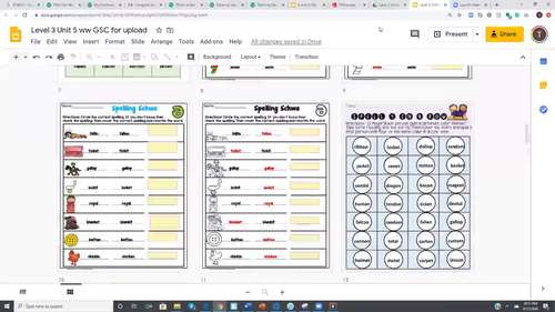 Distance Learning Google Third Grade Phonics Level 3 Unit 5 Schwa