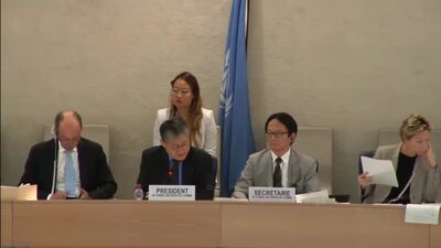 Mr. Choi Kyong-Lim, President of the Human Rights Council (Adoption)
