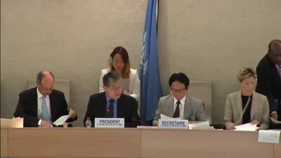Mr. Choi Kyong-Lim, President of the Human Rights Council (Action on Amendment  REJECTED)
