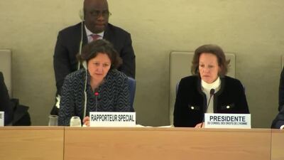 Ms. Daniela Kravetz, Special Rapporteur on the Situation of Human Rights in Eritrea (Final Remarks)