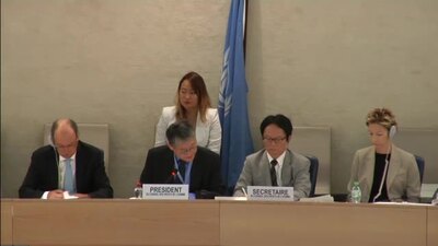 Mr. Choi Kyonglim, President of the Human Rights Council (Adoption)