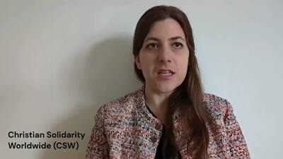 Christian Solidarity Worldwide, Ms. Claire Denman
