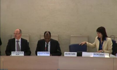 Mr. Baudelaire, Ndong Ella, President of the Human Rights Council
