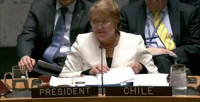 Chile (President) - Her Excellency Ms. Michelle Bachelet, President