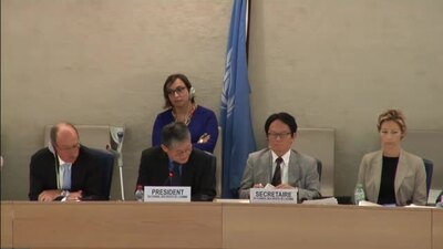 Mr. Choi Kyonglim, President of the Human Rights Council (Adoption)