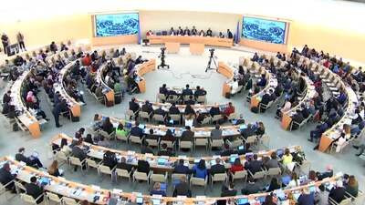 H.E. Ms. Maira Marieléa Macdonal Alvarez, Vice-President of the Human Rights Council, Rapporteur (Introduction of the of the draft report)