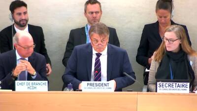 Mr. Václav Bálek, President of the Human Rights Council (Appointment of special procedure - mandate holders)