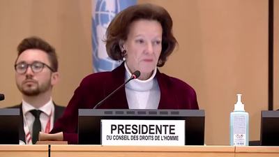 Ms. Elisabeth Tichy-Fisslberger, President of the Human Rights Council (Organizational Announcement)