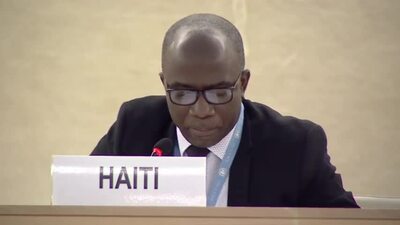 Haiti (on behalf of a Group of Countries), Mr. Jean Baptiste Matellus