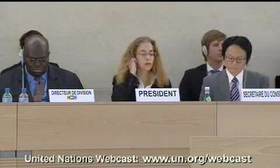 RADDHO, 18th Special Session, Human Rights Council