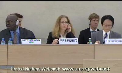 Tupaj Amaru, 18th Special Session, Human Rights Council