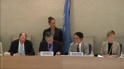 Mr. Choi Kyong-Lim, President of the Human Rights Council (Action on Amendment  REJECTED )