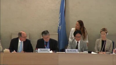 Mr. Choi Kyong-Lim, President of the Human Rights Council (Action on Amendment  ADOPTED)