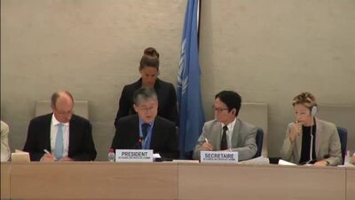 Mr. Choi Kyong-Lim, President of the Human Rights Council (Action on Amendment  REJECTED )