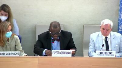 Mr. Obiora Chinedu Okafor, Independent Expert on Human Rights and International Solidarity (Introduction)