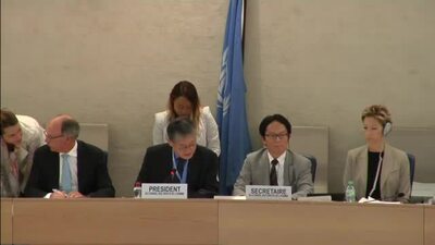 Mr. Choi Kyonglim, President of the Human Rights Council (Adoption)