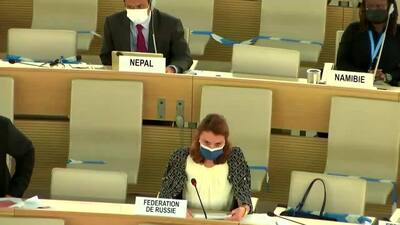 Russian Federation, Ms. Kristina Sukacheva (Introduction L.58 L.59 L.60)