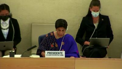  Ms. Nazhat Shameem Khan, President of the Human Rights Council (Vote on L.63)