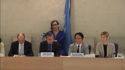 Mr. Choi Kyong-Lim, President of the Human Rights Council (Adoption)