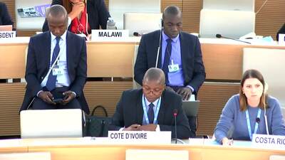 Côte d'Ivoire (on behalf of the African Group), Mr. Francois Kouamé
