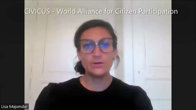 Civicus - World Alliance for Citizen Participation, Ms. Lisa Majumdar	