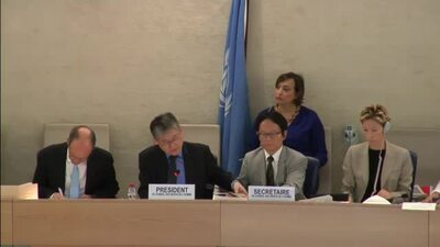 Mr. Choi Kyong-Lim, President of the Human Rights Council (Action on L.46 ADOPTED)