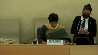 Ms. Nazhat Shameem Khan, President of the Human Rights Council (Adoption)