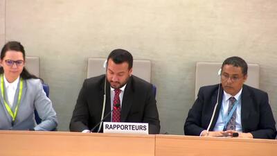 Mr. Omar Zniber, President of the Human Rights Council (Adoption)