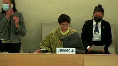 Ms. Nazhat Shameem Khan, President of the Human Rights Council (Results of the Elections of the Advisory Committee)