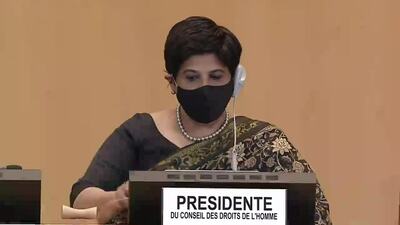 Ms. Nazhat Shameem Khan, President of the Human Rights Council (Call to Vote)