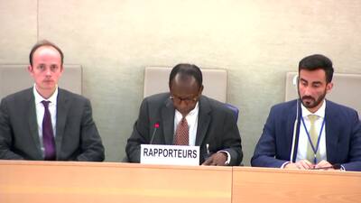 Mr. Václav Bálek, President of the Human Rights Council (Adoption)