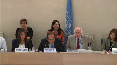 Mr. Joaquín Alexander Maza Martelli, President of the Human Rights Council (L.50 Rejected)