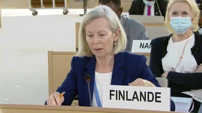 Finland (on behalf of a group of countries), Ms. Kirsti Kauppi