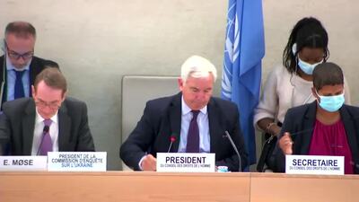 Ukrainian Parliament Commissionner for Human Rights, Mr. Dmytro Lubinets