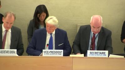 Mr. Andrew Gilmour, Assistant Secretary-General for Human Rights (Introduction)