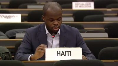 Haiti, Mr. Max Gédéon Boutin
