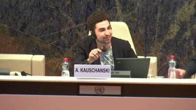 Mr. Alexander Kauschanski, Youth Delegate Programme Multiplier of the World Federation of UN Associations