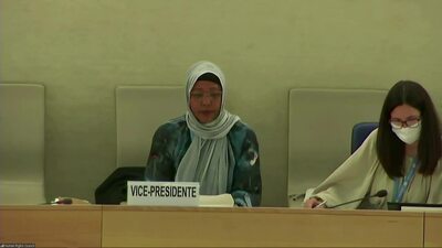 H.E. Ms. Marie Chantal Rwakazina, Ambassador, Permanent Representative of the Republic of Rwanda to UNOG (Final Remarks)