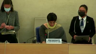 Ms. Nazhat Shameem Khan, President of the Human Rights Council (Adoption)