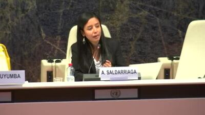 Ms. Ana  Saldarriaga, former  Global President  of AIESEC, current  member of AIESEC Supervisory Board