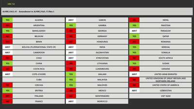 Mr. Václav Bálek, President of the Human Rights Council (Vote on L.41 - REJECTED)