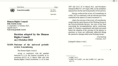 Mr. Asim Ahmed, Vice-President of the Human Rights Council (Adoption)