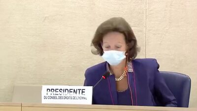 Ms. Elisabeth Tichy-Fisslberger, President of the Human Rights Council (Adoption)