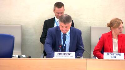 H.E. Mr. Fernando Israel Espinosa Olivera, Ambassador, Deputy Permanent Representative of Mexico to UNOG (on behalf of the Troika)