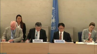 Mr. Choi Kyong-Lim, President of the Human Rights Council (Action on L.88)
