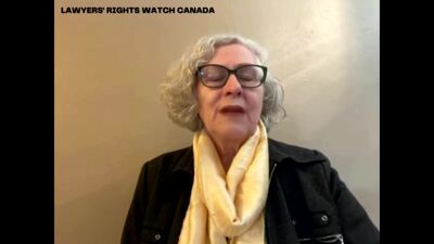 Lawyers' Rights Watch Canada, Ms. Catherine Morris