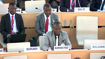 Burkina Faso, Mr. Abdoulaye Bance